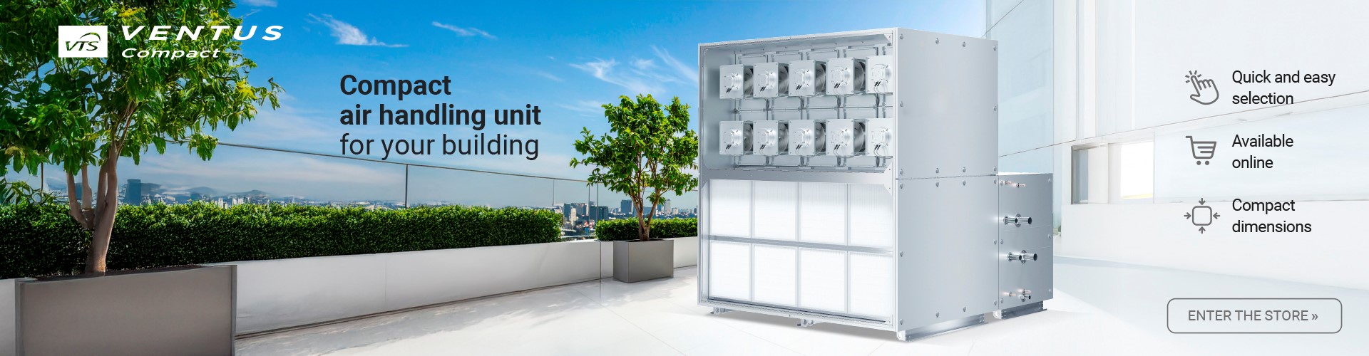 Kompakte Lüftungsanlage – ideal für Ihr Gebäude