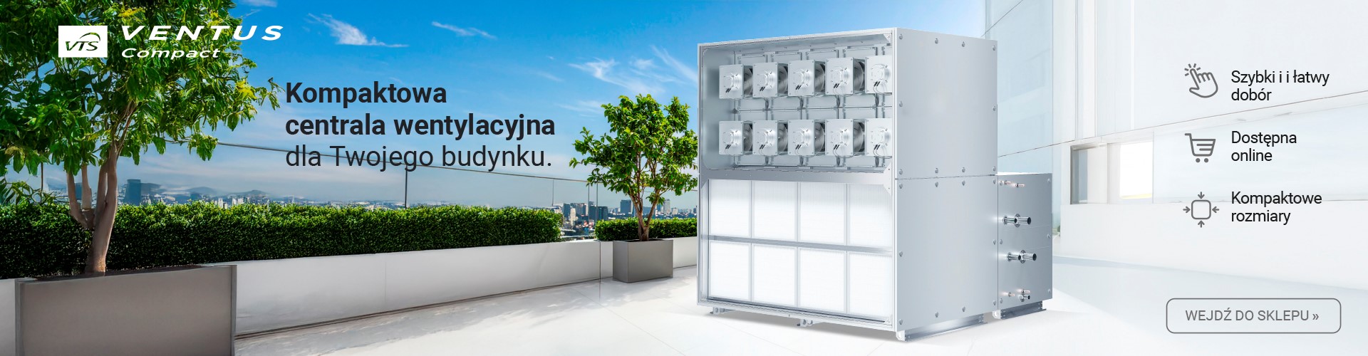Kompaktowa centrala wentylacyjna dla twojego budynku