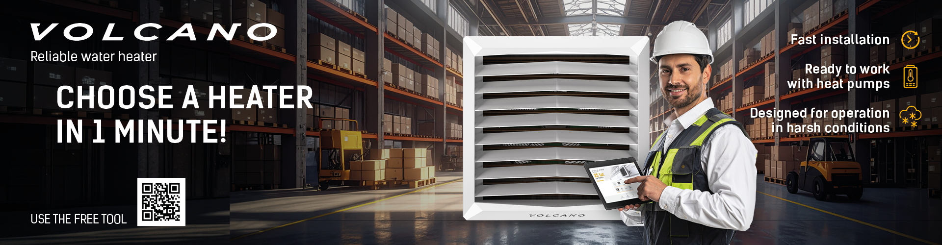 VOLCANO Heating units