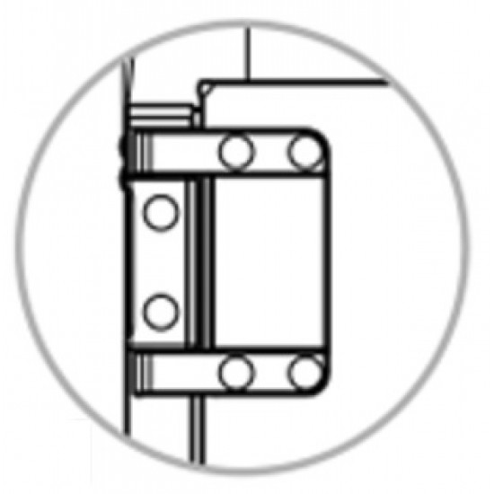 Zawias do panelu w centrali VENTUS