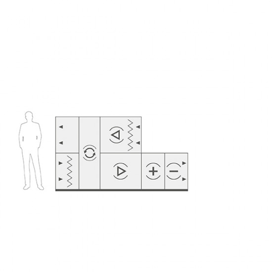 VENTUS Centrala stojąca nawiewno-wywiewna VVS055c FRVHC-FVR, WYDATEK: 7150m³/h, EP: 300Pa