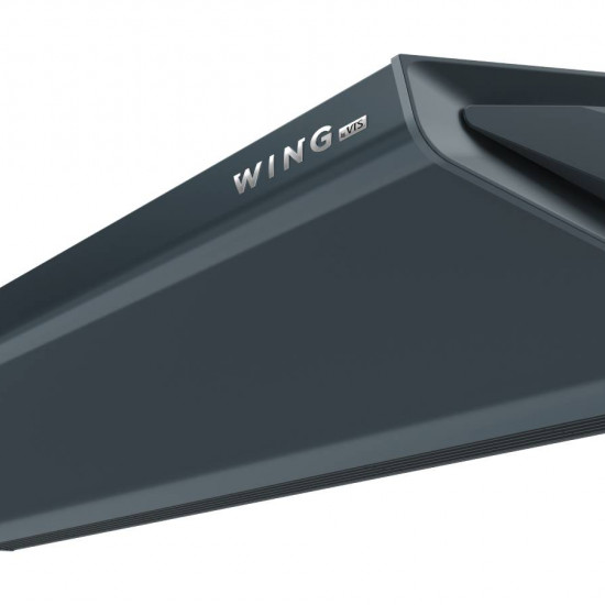 Kurtyna powietrzna WING E150 EC z grzałkami elektrycznymi DARK (RAL7016)