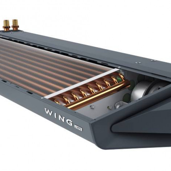 Kurtyna powietrzna WING W100 AC z wodnym wymiennikiem ciepła DARK (RAL7016) Kurtyna powietrzna WING W100 AC z wodnym wymiennikiem ciepła DARK (RAL7016)