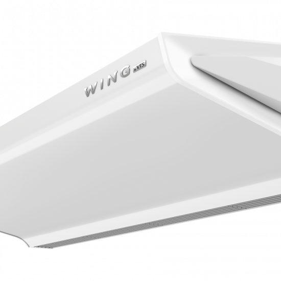 Kurtyna powietrzna WING E100 EC z grzałkami elektrycznymi